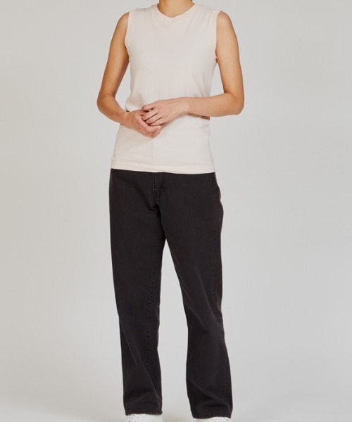 HANES(ヘインズ)の「【Hanes/ヘインズ】HW5327 2PスリーブレスTシャツ/2Pセット/レディース(Tシャツ/カットソー・レディース・マルチ/ピンク/ベージュ・L/M)」の17枚目の写真
