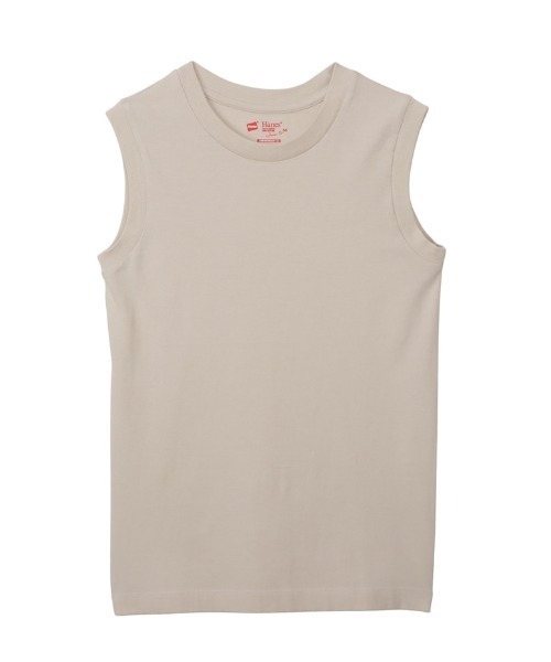 HANES(ヘインズ)の「【Hanes/ヘインズ】HW5327 2PスリーブレスTシャツ/2Pセット/レディース(Tシャツ/カットソー・レディース・マルチ/ピンク/ベージュ・L/M)」の19枚目の写真