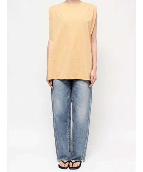 Ungrid（アングリッド）の「ウォッシュカラータンクトップ（タンクトップ・レディース・ブルー/オレンジ/チャコールグレー/オフホワイト・FREE）」の9枚目の写真