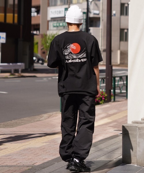 Quiksilver(クイックシルバー)の「【ムラサキスポーツ限定】QUIKSILVER/クイックシルバー 半袖Tee オーバーサイズ バックプリント JAPAN QST245624M(Tシャツ/カットソー・メンズ・ホワイト/ブラック・XL/L/M)」の11枚目の写真