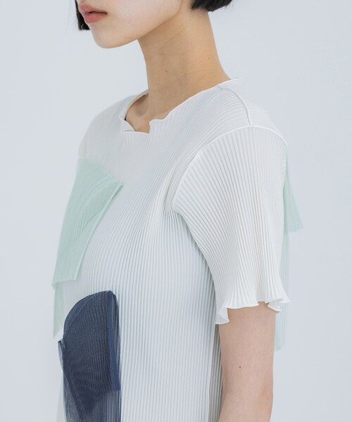 kotohayokozawa(コトハヨコザワ)の「【kotohayokozawa/コトハヨコザワ】《STUDIOUS別注》Todo Wave Dress(ワンピース・レディース・ブルー/ブラック/ホワイト・S/M)」の10枚目の写真