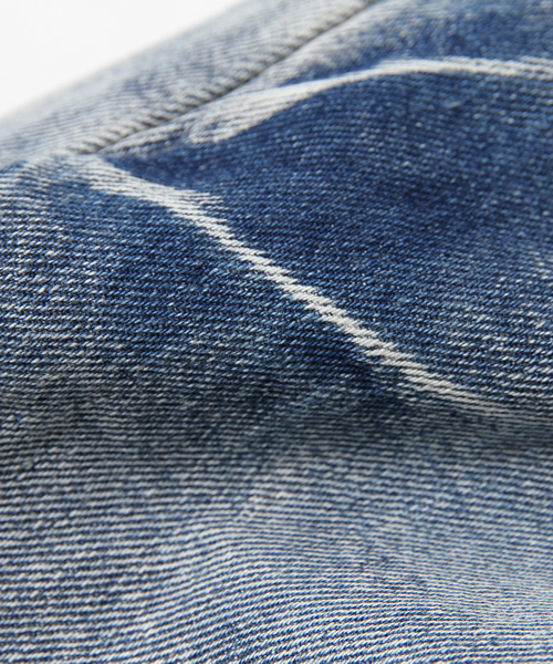 mystic（ミスティック）の「【mystic】デニムフリンジパンツ（デニムパンツ・レディース・ライトブルー/ネイビー・2/1）」の8枚目の写真