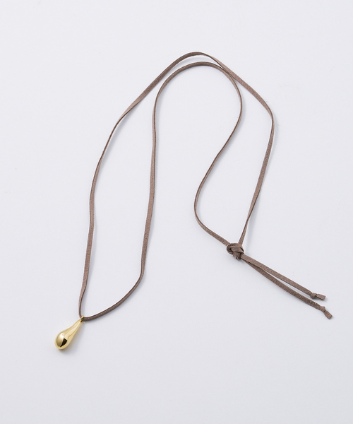 collex（コレックス）の「ドロップコードネックレス（ネックレス・レディース・ゴールド/シルバー・フリー）」の4枚目の写真