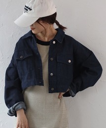 【Fizz/フィズ】　10oz　ショート丈トラッカージャケット