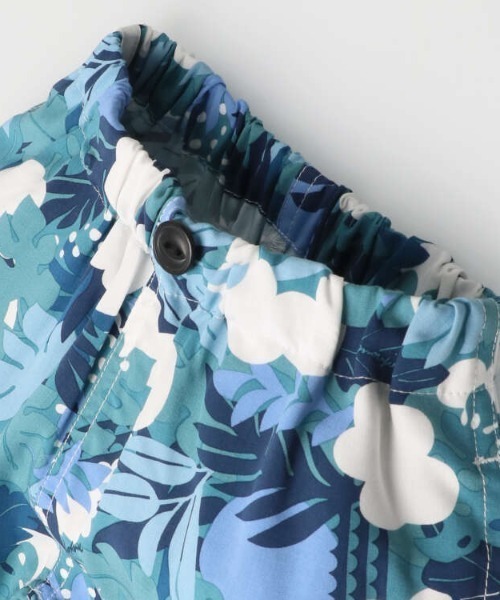 Moujonjon（ムージョンジョン）の「ボタニカル柄レーヨン5分丈ハーフパンツ（その他パンツ・キッズ・ブルー/ピンク・90/100/110/120/130/140）」の5枚目の写真