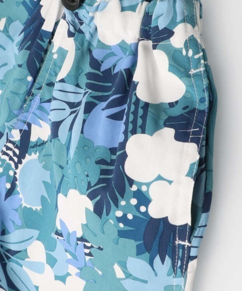 Moujonjon（ムージョンジョン）の「ボタニカル柄レーヨン5分丈ハーフパンツ（その他パンツ・キッズ・ブルー/ピンク・90/100/110/120/130/140）」の6枚目の写真