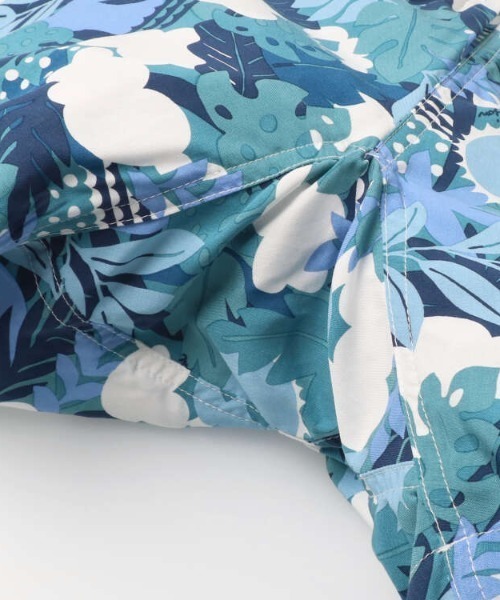 Moujonjon（ムージョンジョン）の「ボタニカル柄レーヨン5分丈ハーフパンツ（その他パンツ・キッズ・ブルー/ピンク・90/100/110/120/130/140）」の8枚目の写真