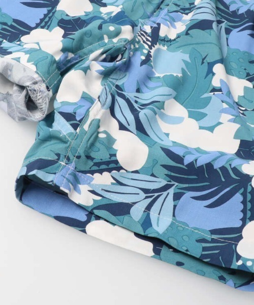 Moujonjon（ムージョンジョン）の「ボタニカル柄レーヨン5分丈ハーフパンツ（その他パンツ・キッズ・ブルー/ピンク・90/100/110/120/130/140）」の9枚目の写真