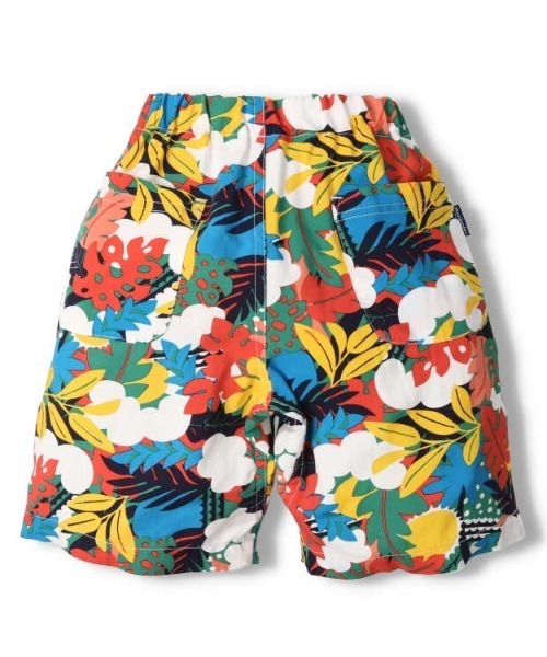 Moujonjon（ムージョンジョン）の「ボタニカル柄レーヨン5分丈ハーフパンツ（その他パンツ・キッズ・ブルー/ピンク・90/100/110/120/130/140）」の4枚目の写真