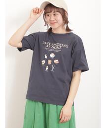 Samansa Mos2 | 転写プリントTシャツ(Tシャツ/カットソー)
