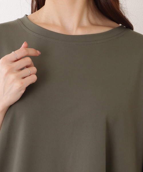 Lace Ladies(レースレディース)の「ネームタグ付き ビッグサイズ クルーネック 半袖 Tシャツ(Tシャツ/カットソー・レディース・グリーン/ブラック/グレー・FREE)」の21枚目の写真