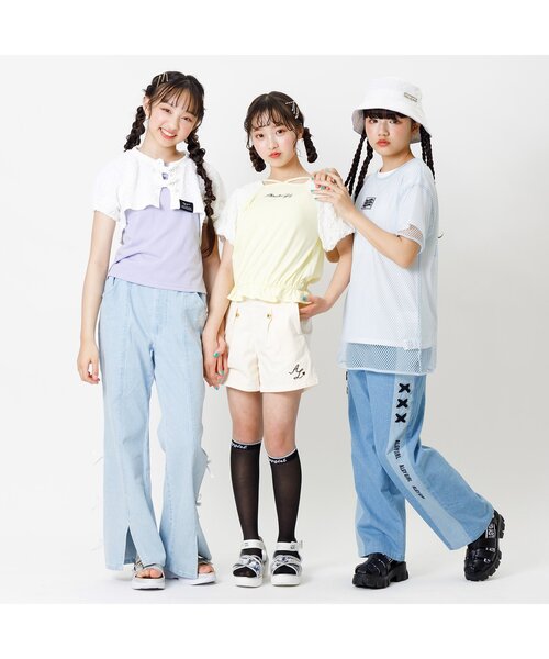 algy(アルジー)の「ポコポコカーデ&インナーセット(その他トップス・キッズ・サックスブルー/オフホワイト/イエロー・XX-SMALL/X-SMALL/MEDIUM/SMALL)」の6枚目の写真