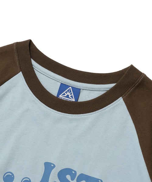 ISTKUNST（イストクンスト）の「A'GEM/9 × .kom 『ISTKUNST/イストクンスト』 HIDEOUT RAGLAN TEE/ハイドアウト ラグラン Tシャツ（Tシャツ/カットソー・メンズ・ライトグレー/ブラック/ライトブルー・M/L）」の22枚目の写真