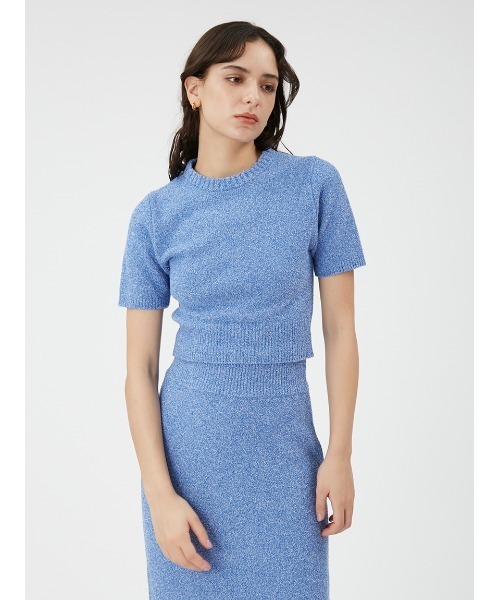 FRAY I.D（フレイアイディー）の「クロップドニットセットアップ