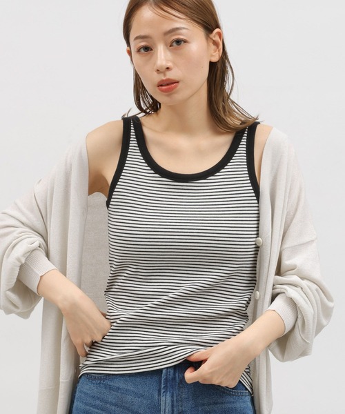 LAKOLE（ラコレ）の「カップツキベーシックタンク / 112099（タンクトップ・レディース・その他9/オフホワイト/ブラック/ライトグリーン・SMALL/MEDIUM/LARGE）」の19枚目の写真