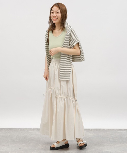 LAKOLE（ラコレ）の「カップツキベーシックタンク / 112099（タンクトップ・レディース・その他9/オフホワイト/ブラック/ライトグリーン・SMALL/MEDIUM/LARGE）」の15枚目の写真