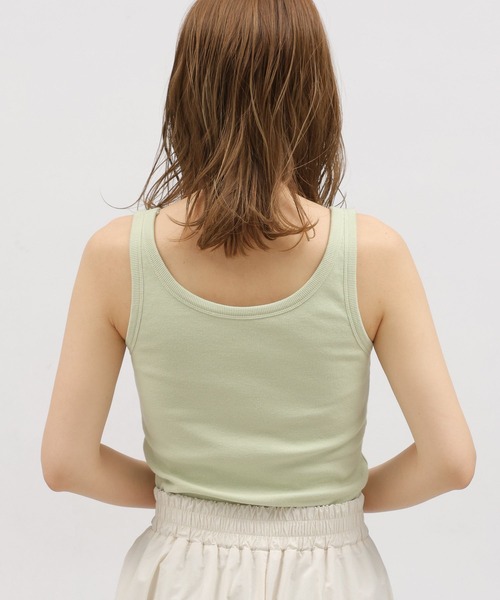 LAKOLE（ラコレ）の「カップツキベーシックタンク / 112099（タンクトップ・レディース・その他9/オフホワイト/ブラック/ライトグリーン・SMALL/MEDIUM/LARGE）」の17枚目の写真