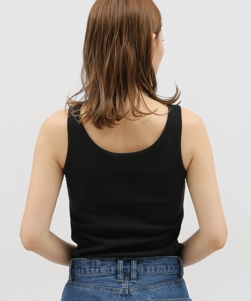 LAKOLE（ラコレ）の「カップツキベーシックタンク / 112099（タンクトップ・レディース・その他9/オフホワイト/ブラック/ライトグリーン・SMALL/MEDIUM/LARGE）」の14枚目の写真