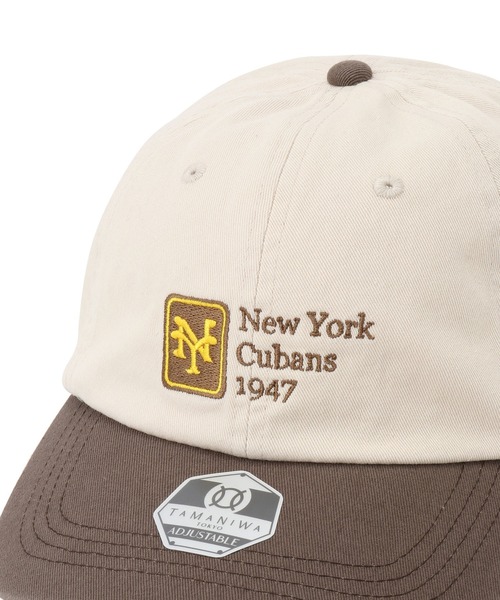 JUNRED(ジュンレッド)の「【 TAMANIWA×NEGRO LEAGUE / タマニワ×ニグロリーグ 】TWILL OLD CAP(キャップ・メンズ・ブラウン/グリーン/ブルー系その他/ネイビー・FREE)」の13枚目の写真