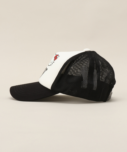 Open Yy x Hello Kitty Trucker Cap, Black | eBay