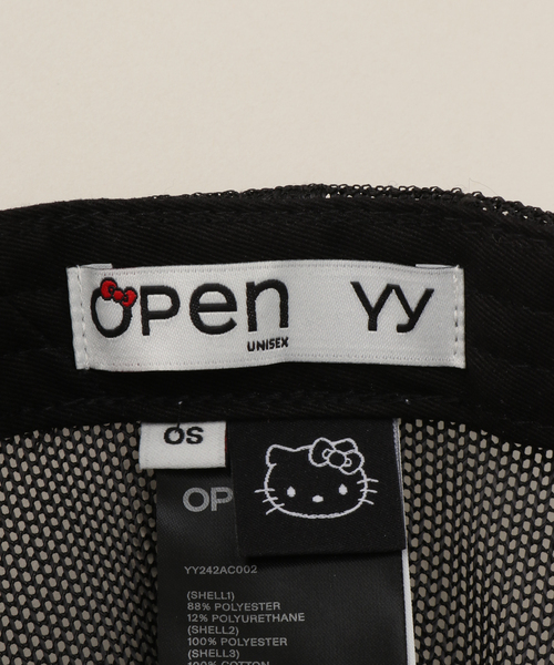 open yy デニム　キャップ　韓国　ブラック　グレー OPEN YY] YY COTTON BALL CAP, BROWN 正規品 韓国ブランド 韓国