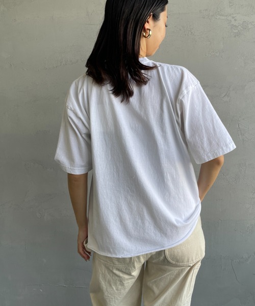 FUNG（ファング）の「[FUNG/ファング] HULA GIRLS カットオフプリントTシャツ（Tシャツ/カットソー・レディース・ホワイト/ピンク・M）」の12枚目の写真