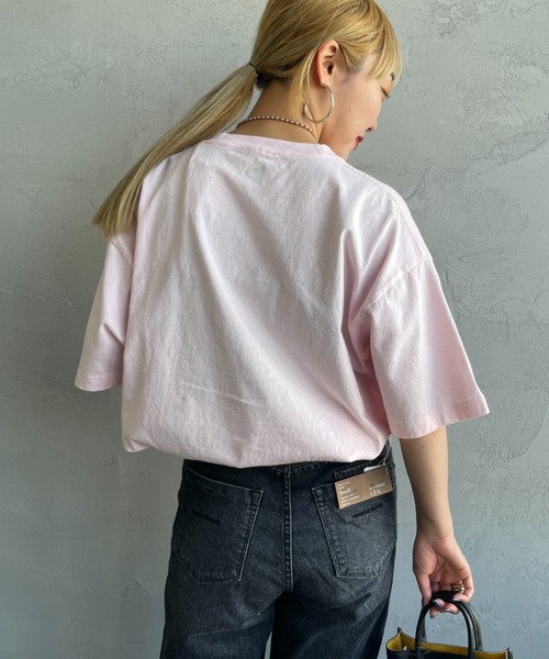 FUNG（ファング）の「[FUNG/ファング] HULA GIRLS カットオフプリントTシャツ（Tシャツ/カットソー・レディース・ホワイト/ピンク・M）」の19枚目の写真