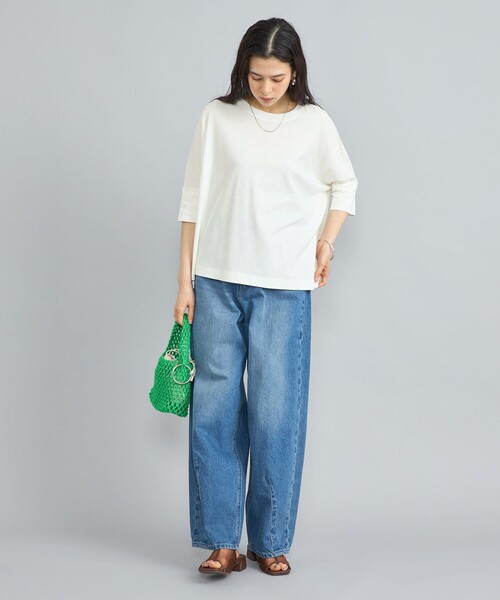 coen(コーエン)の「SARAH TWISTテントシルエットプルオーバー(Tシャツ/カットソー・レディース・ブラウン/ベージュ/ブラック/オフホワイト・L/M)」の20枚目の写真