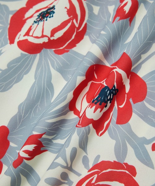 ROPE' PICNIC（ロペピクニック）の「1人で着られる浴衣キャミワンピース/リンクコーデ（浴衣・レディース・オフホワイト/レッド系その他2/ダークラベンダー/ホワイト系その他5/ピンク系その他・38）」の13枚目の写真