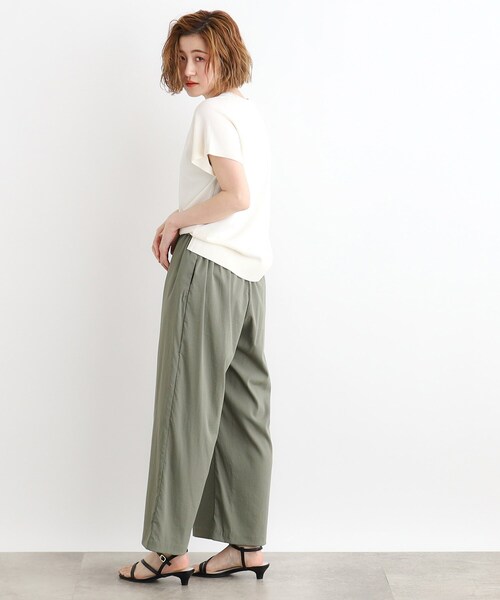 grove(グローブ)の「◆【ハレの日も雨の日も】撥水イージーワイドパンツ(その他パンツ・レディース・こしょう色系/ブラック/カーキ・02/03/01/04/05)」の10枚目の写真