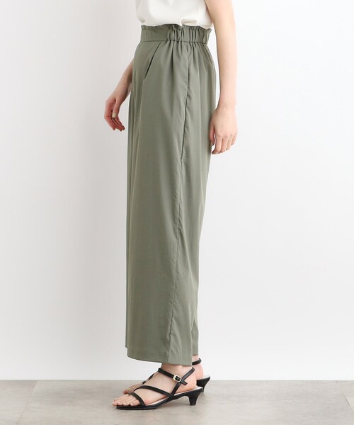 grove(グローブ)の「◆【ハレの日も雨の日も】撥水イージーワイドパンツ(その他パンツ・レディース・こしょう色系/ブラック/カーキ・02/03/01/04/05)」の18枚目の写真