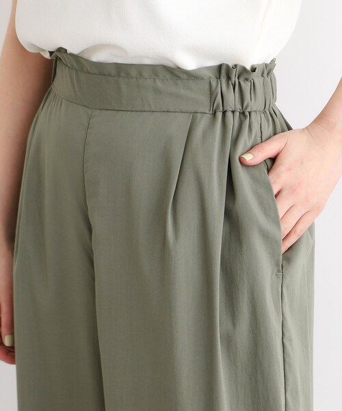 grove(グローブ)の「◆【ハレの日も雨の日も】撥水イージーワイドパンツ(その他パンツ・レディース・こしょう色系/ブラック/カーキ・02/03/01/04/05)」の20枚目の写真