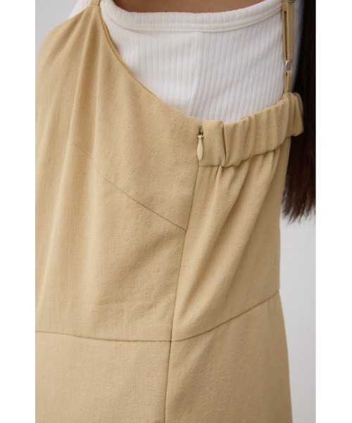 AZUL by moussy（アズールバイマウジー）の「バックオープンサロペット（サロペット/オーバーオール・レディース・ベージュ/ブラック・SMALL/MEDIUM）」の22枚目の写真