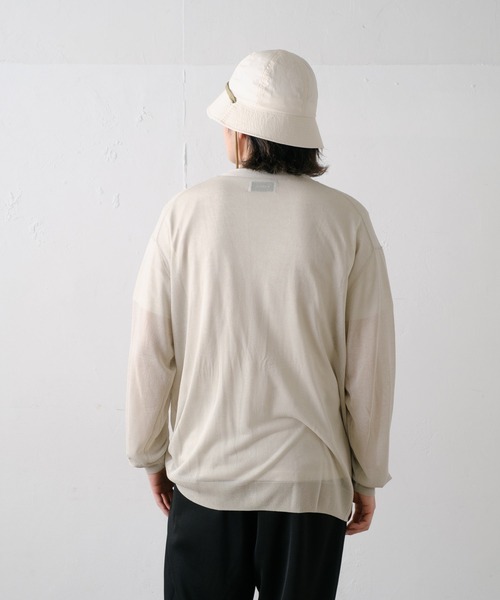 WHIMSIC（ウィムジック）の「【UNISEX】メトロハット（ハット・メンズ・ブラック/アイボリー・FREE）」の16枚目の写真