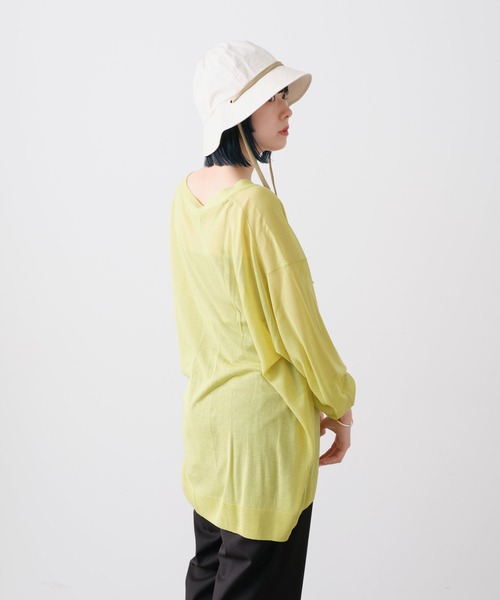 WHIMSIC（ウィムジック）の「【UNISEX】メトロハット（ハット・メンズ・ブラック/アイボリー・FREE）」の9枚目の写真