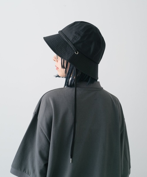 WHIMSIC（ウィムジック）の「【UNISEX】メトロハット（ハット・メンズ・ブラック/アイボリー・FREE）」の22枚目の写真