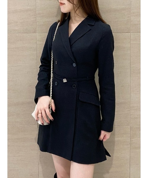 【新品】SNIDEL ベルトセットジャケットミニワンピース snidel ベルトセットジャケットミニワンピース ジャケット