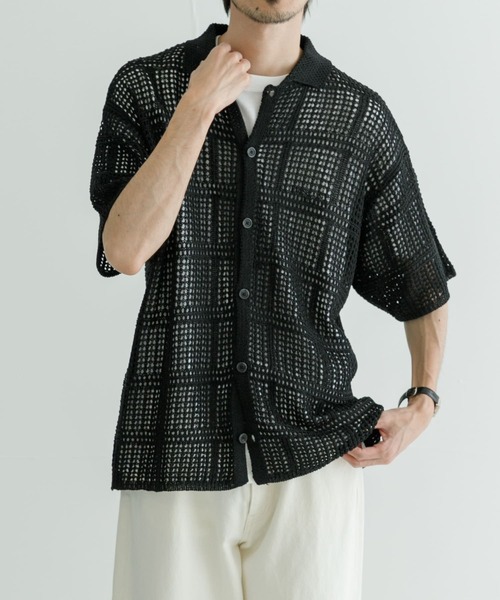 URBAN RESEARCH(アーバンリサーチ)の「OPENWORK KNIT カーディガン(ニット/セーター)」 - WEAR