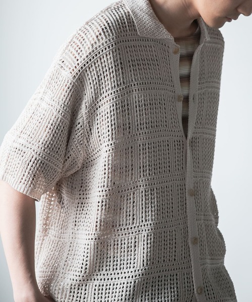 URBAN RESEARCH(アーバンリサーチ)の「OPENWORK KNIT カーディガン(ニット/セーター)」 - WEAR