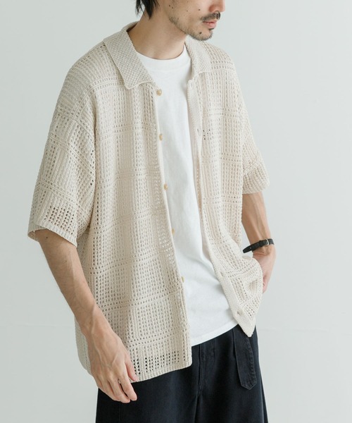 URBAN RESEARCH(アーバンリサーチ)の「OPENWORK KNIT カーディガン(ニット/セーター)」 - WEAR