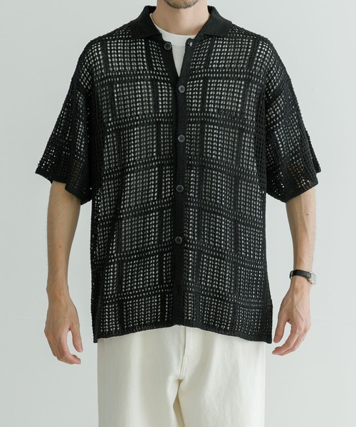 URBAN RESEARCH(アーバンリサーチ)の「OPENWORK KNIT カーディガン(ニット/セーター)」 - WEAR