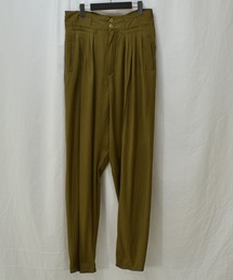 【ヴィンテージ古着】BOJO ONE WORLD テーパードパンツ レーヨン カーキ