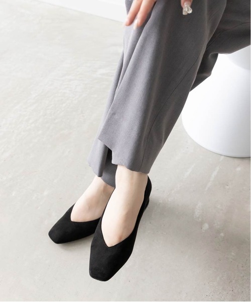 Vカットベーシックパンプス（パンプス）｜RANDA（ランダ）