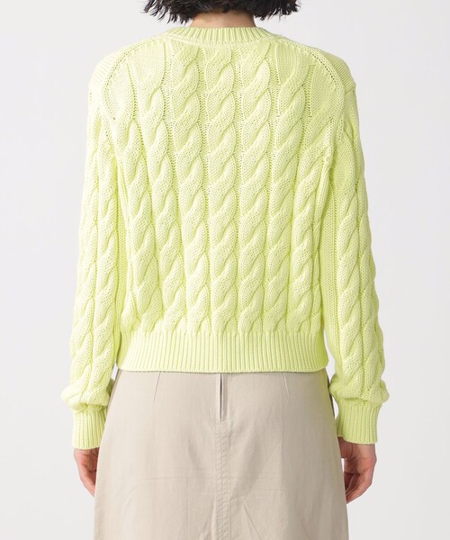 ECOALF(エコアルフ)の「TIL ケーブルニット / TIL KNITTED SWEATER(ニット/セーター・レディース・イエロー/ホワイト系その他・S/XS)」の8枚目の写真
