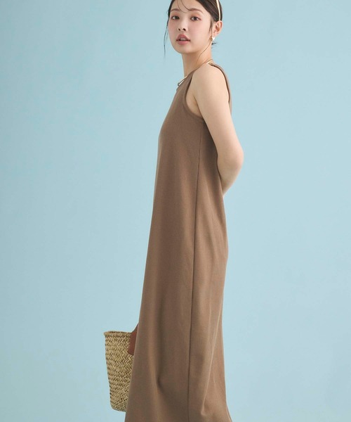 DVF ダイアン Sydney ゆったり着れる フローラル マキシ ワンピ ワンピース ロング丈 夏 セット ロングカーディガン 綿麻混