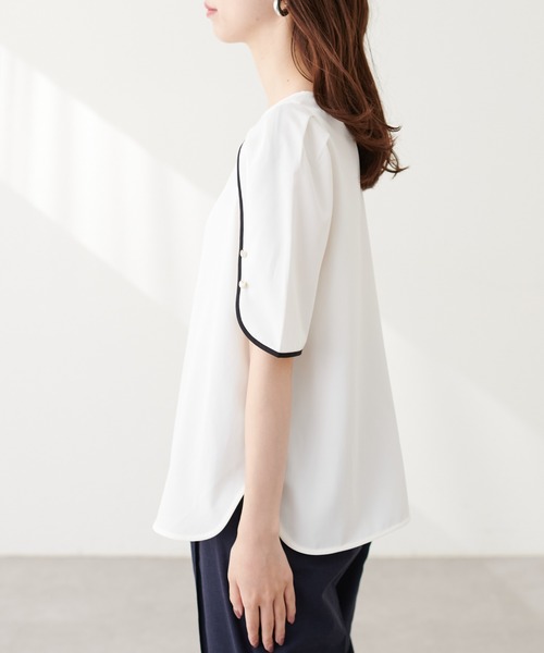 natural couture（ナチュラルクチュール）の「【mizumami】金ぶち釦