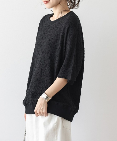 La-gemme(ラジェム)の「ランダムシャーリングカットソー(Tシャツ/カットソー・レディース・ブラック/アイボリー/グリーン系その他/ブラウン・フリー)」の22枚目の写真