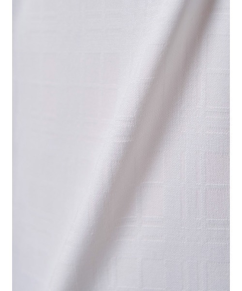 Perfect Suit FActory（パーフェクトスーツファクトリー）の「シャドーチェック　ポロシャツ【ビジネス対応可】カッタウェイ　ブラック/ホワイト/ネイビー/ブラウン（ポロシャツ・メンズ・ネイビー/ブラウン/ブラック/ホワイト・LL/S/M/L）」の5枚目の写真