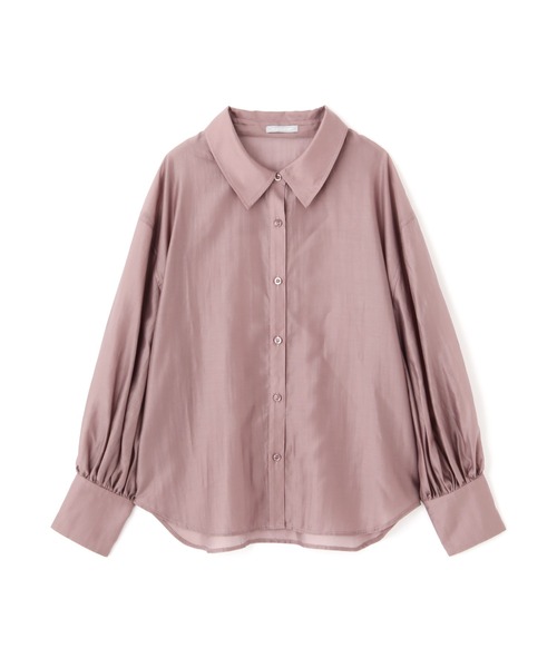 JILL by JILL STUART（ジルバイジルスチュアート）の「◇ボリュームスリーブシアーシャツ（シャツ/ブラウス・レディース・パープル系その他/ピンク/ホワイト・FREE）」の19枚目の写真