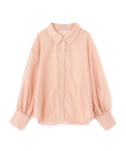 JILL by JILL STUART（ジルバイジルスチュアート）の「◇ボリュームスリーブシアーシャツ（シャツ/ブラウス・レディース・パープル系その他/ピンク/ホワイト・FREE）」の15枚目の写真